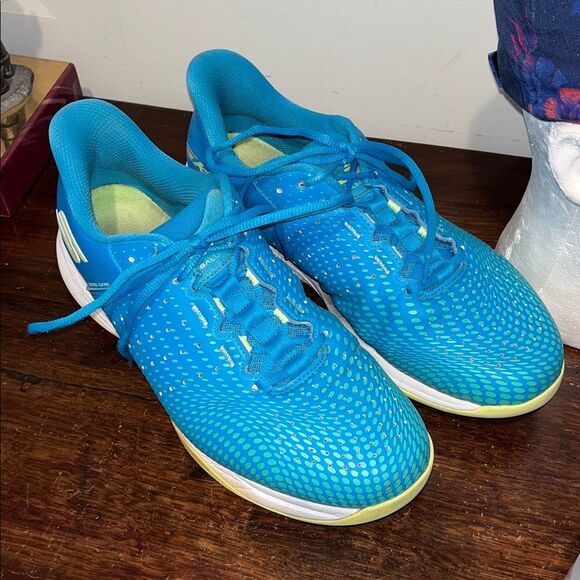 Teal Skechers SKX Pickleball Shoes Sneakers 10.5 NOBox Goodyear Soles Worn Cool main image 3